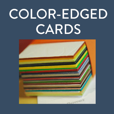 Color-Edged Cards